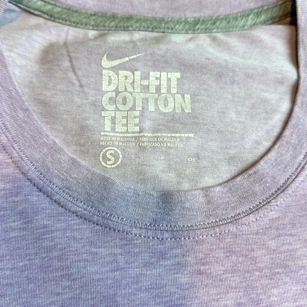 Nike Lavender Women's Dry Fit Cotton T-Shirt